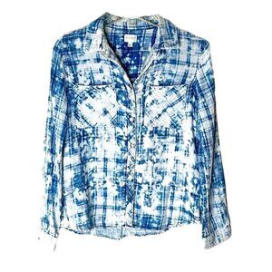 ❤️ LOVE FIRE Button Down Short Size S